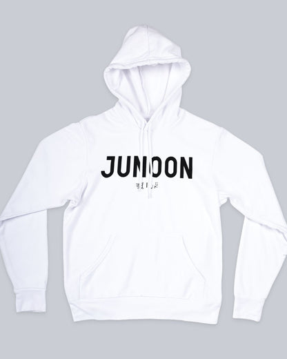 Junoon Unisex Hoodie available in Blue, Green Maroon, Black & White. Urdu Hoodie, Poetry Hoodie, Shayari Hoodie, Rekhta Hoodie, Sukhanvar Merchandise, Rekhta Store Merchandise.