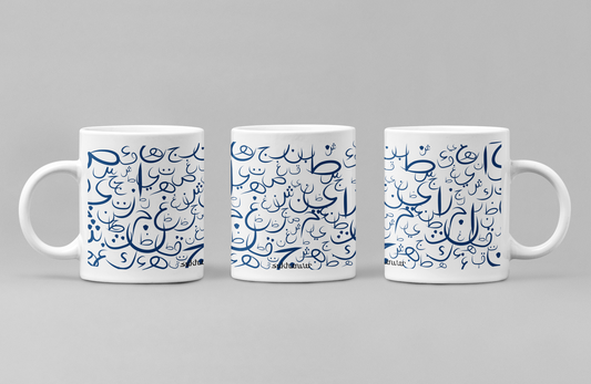 Urdu Mug Blue