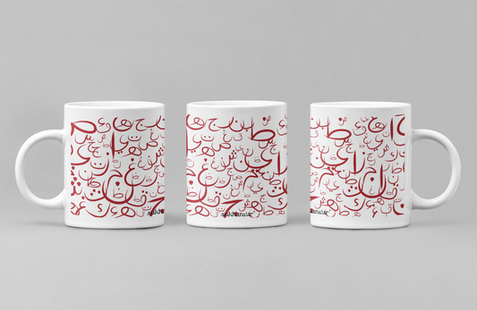 Urdu Mug Red
